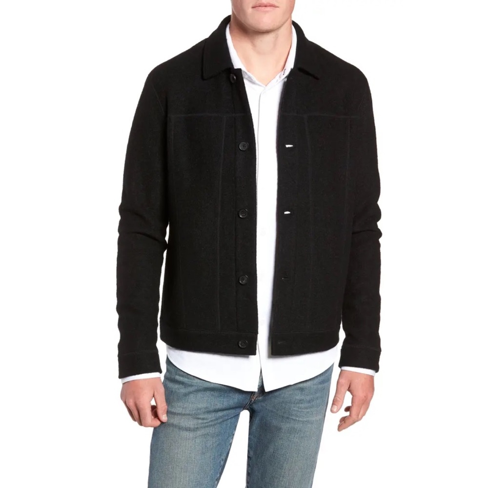 Billy Reid Black Lightweight Jacket